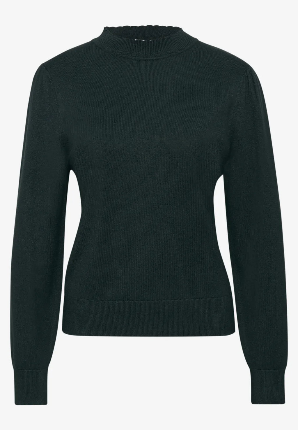 Street-one Long sleeved sweater with turtleneck and ruching