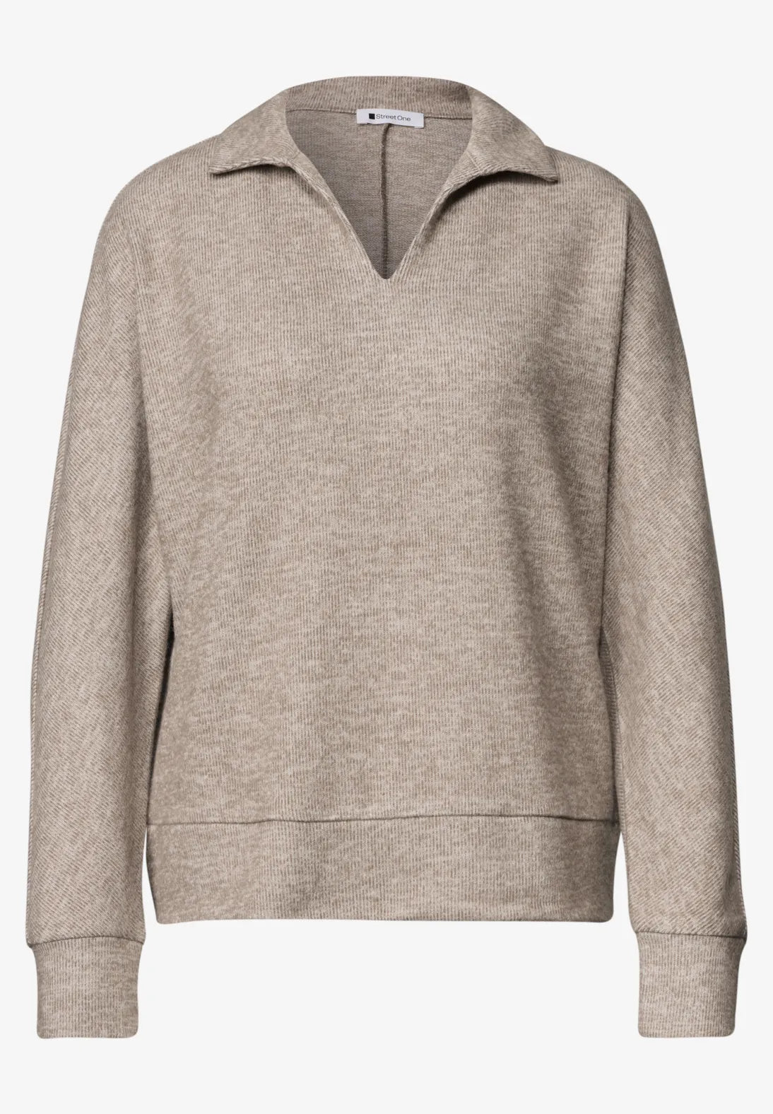 Street-one Long sleeve polo shirt