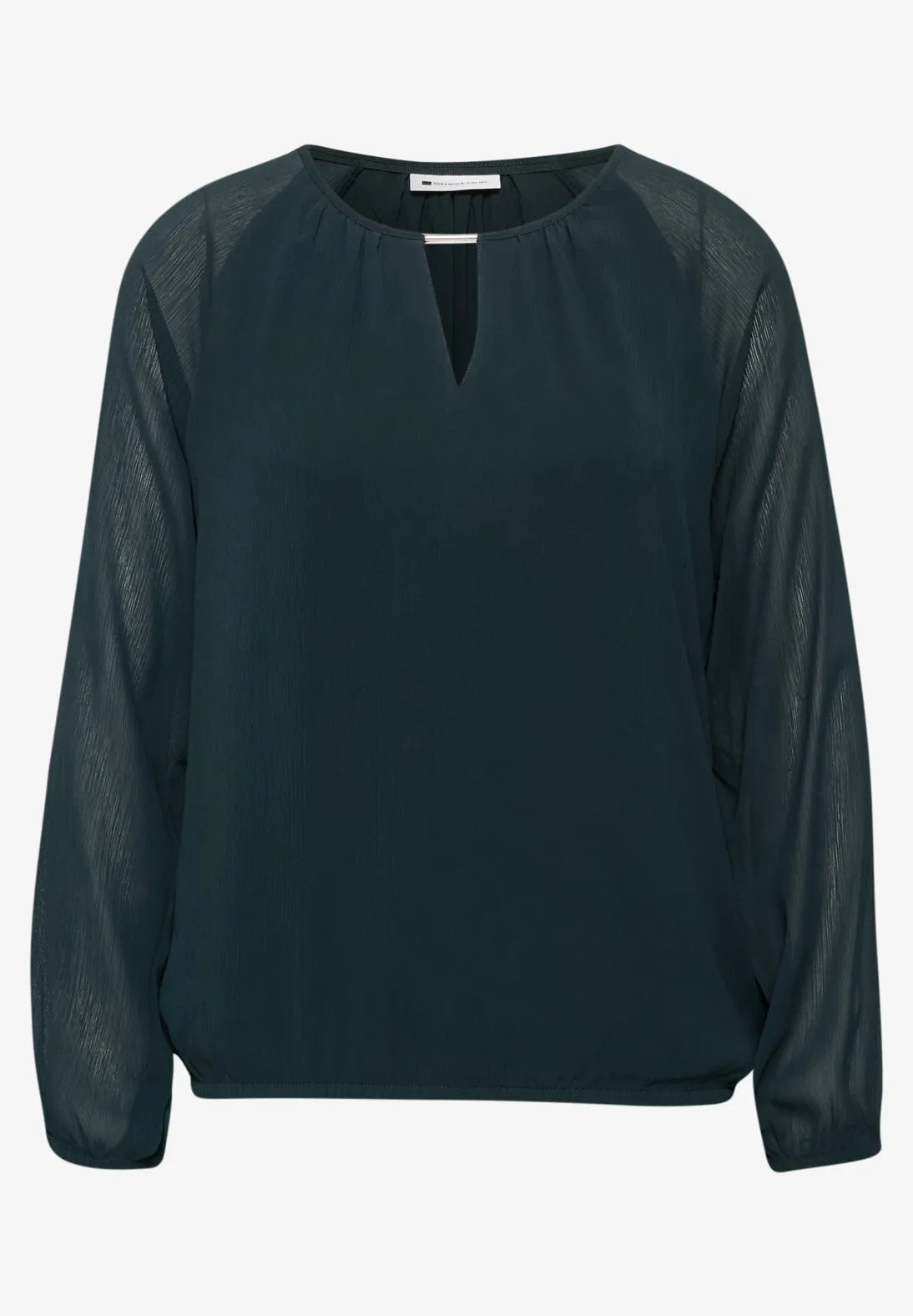 Street-one Chiffon tunic with cut-out detail