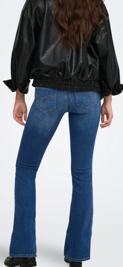 Only blush m/w flared jeans
