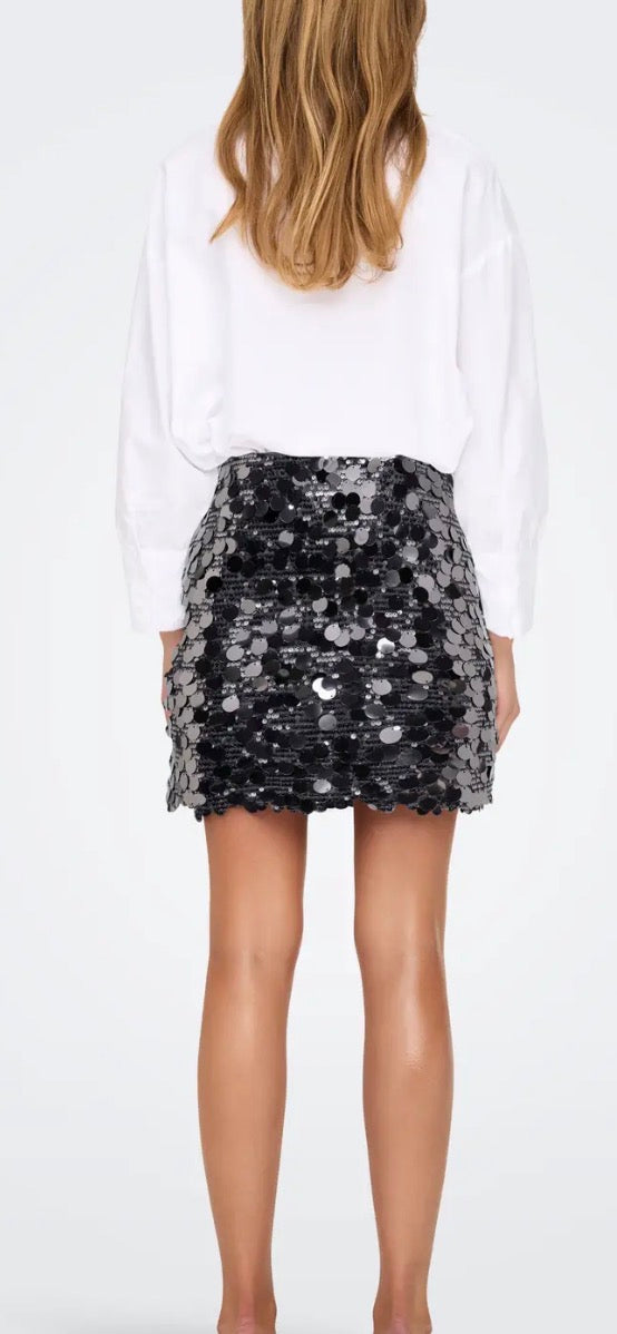 Only Jadel sequins skirt