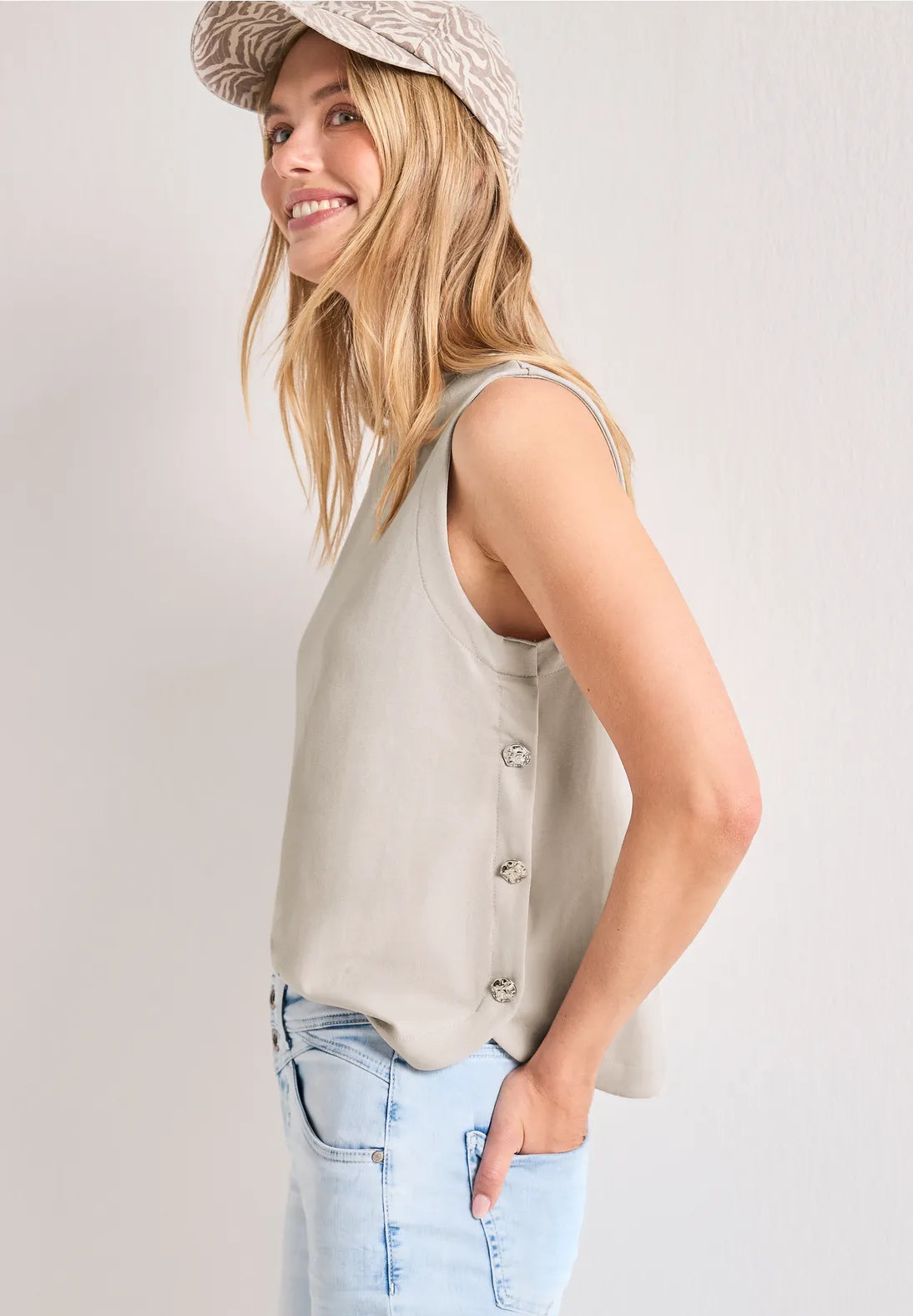 Street-One Top With Side Buttons